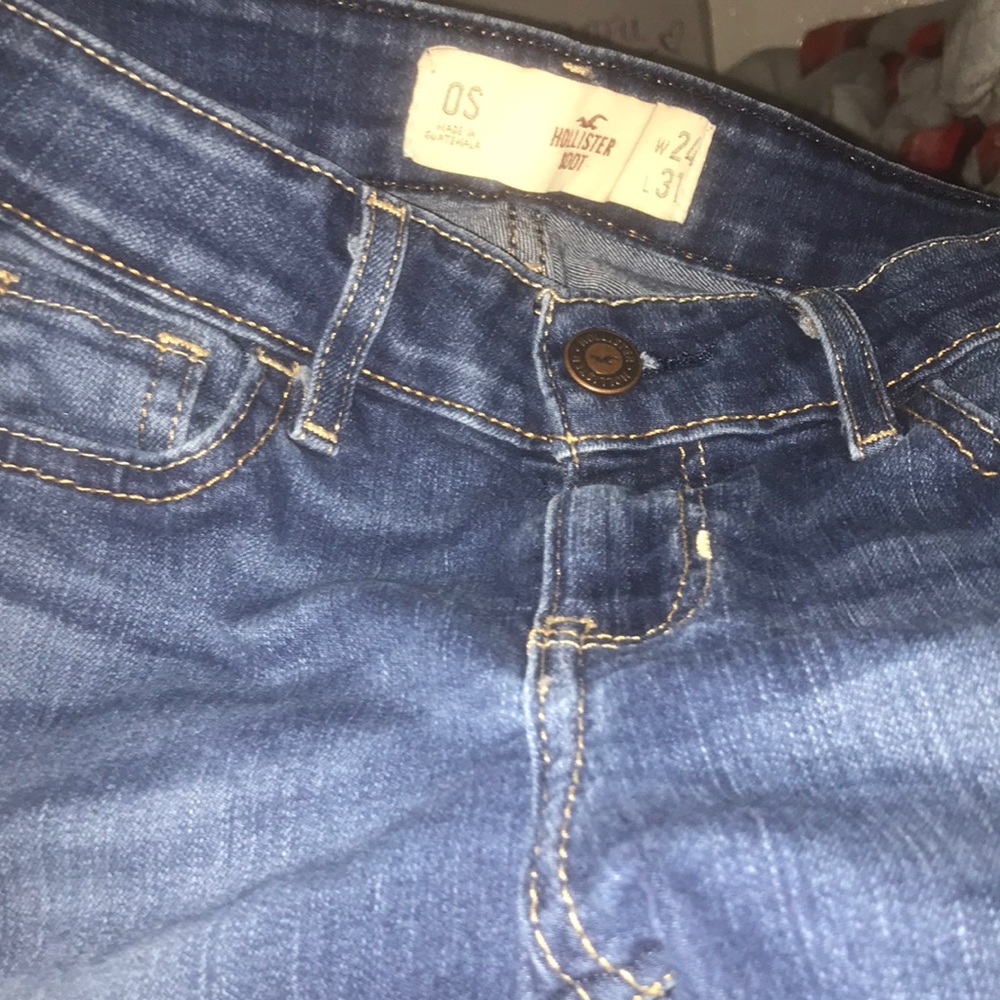 HOLLISTER MID RISE WOMEN BOOT CUT JEANS